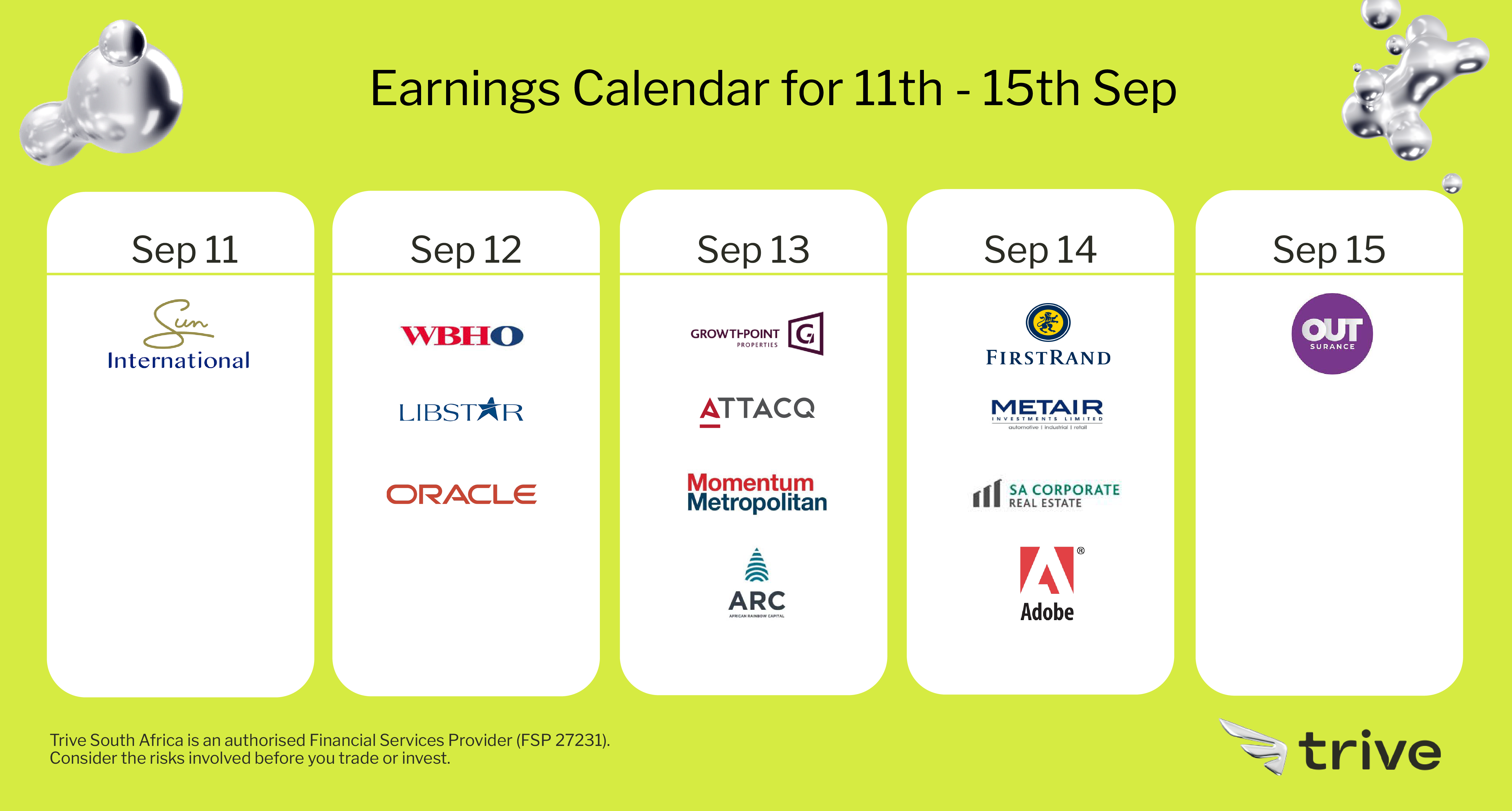 Read more about the article Weekly Earnings Outlook