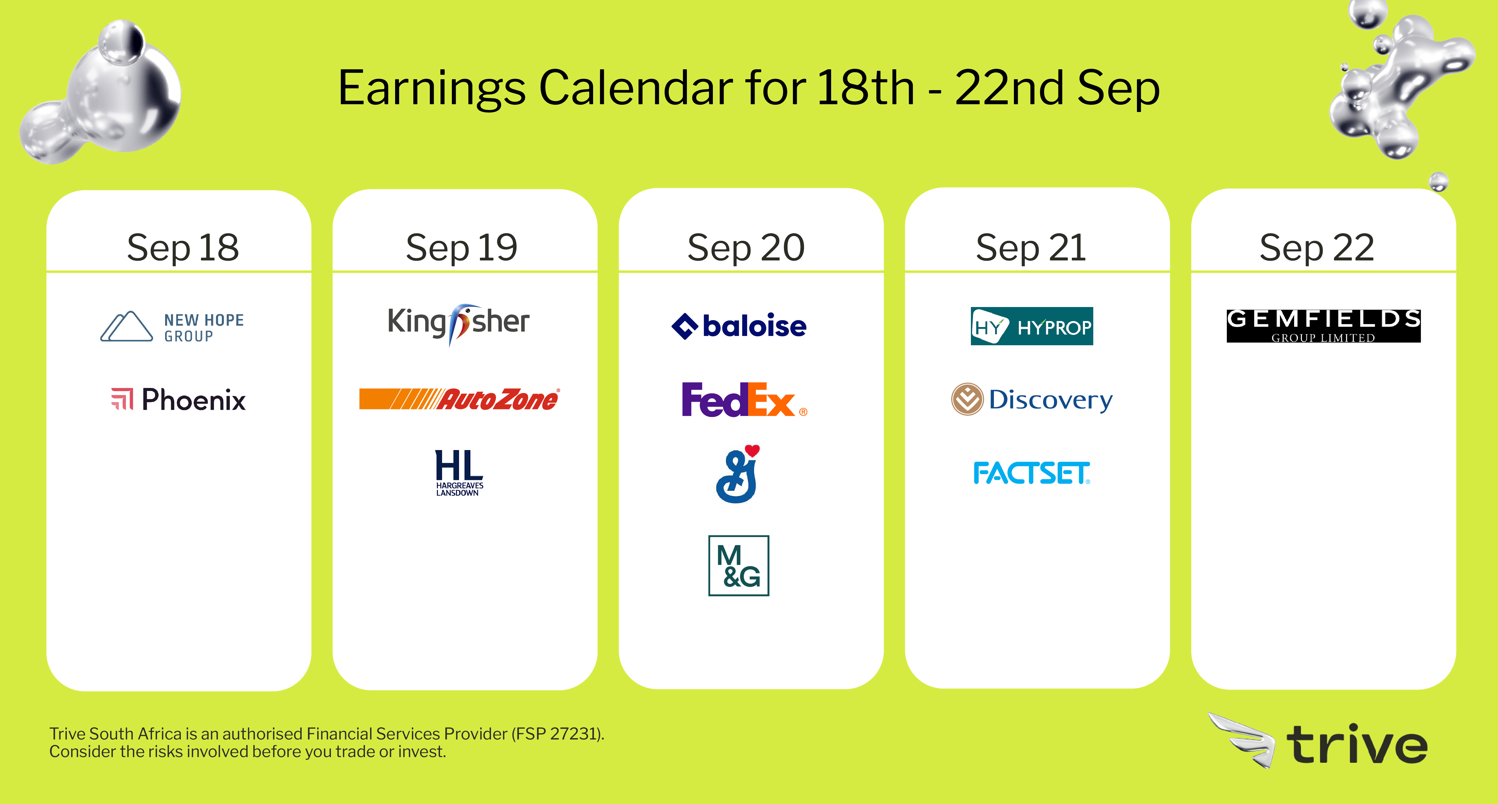 Read more about the article Weekly Earnings Outlook