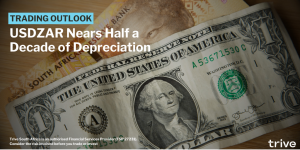 Read more about the article USDZAR Nears Half a Decade of Depreciation