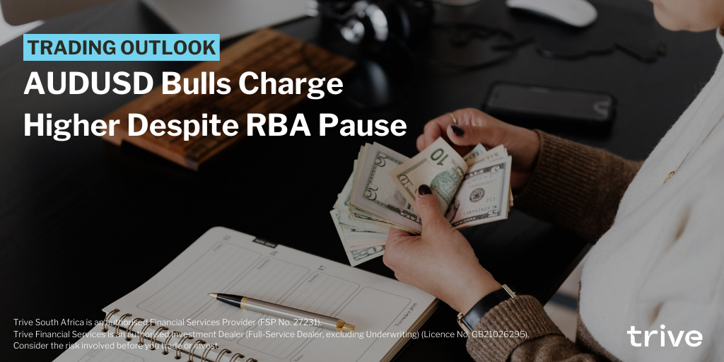 Read more about the article AUDUSD Bulls Charge Higher Despite RBA Pause 