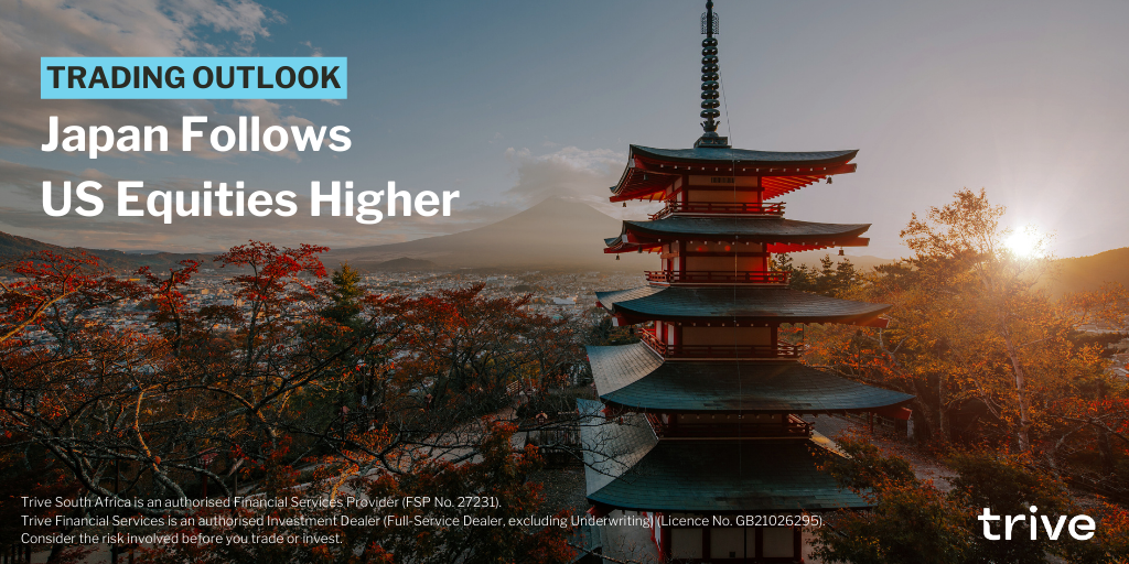 Read more about the article Japan Follows US Equities Higher