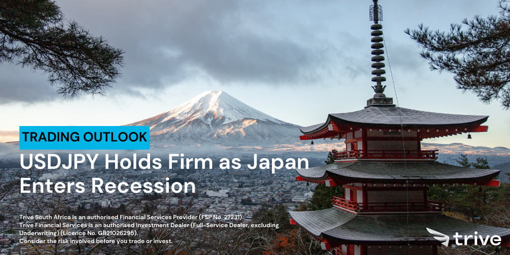 Read more about the article USDJPY Holds Firm as Japan Enters Recession