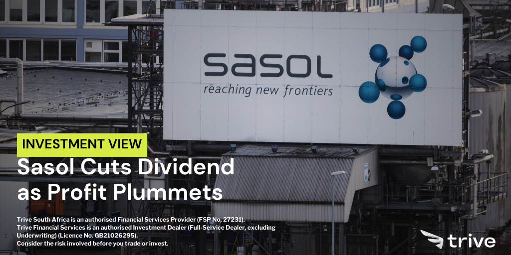 Read more about the article Sasol Cuts Dividend as Profit Plummets