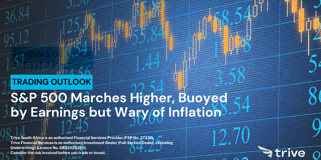 Read more about the article S&P 500 Marches Higher, Buoyed by Earnings but Wary of Inflation