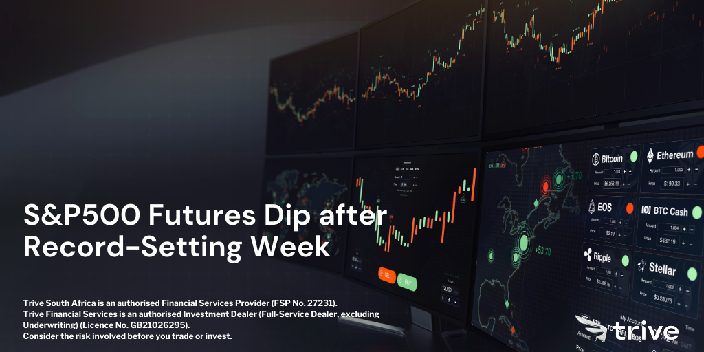 Read more about the article S&P500 Futures Dip after Record-Setting Week